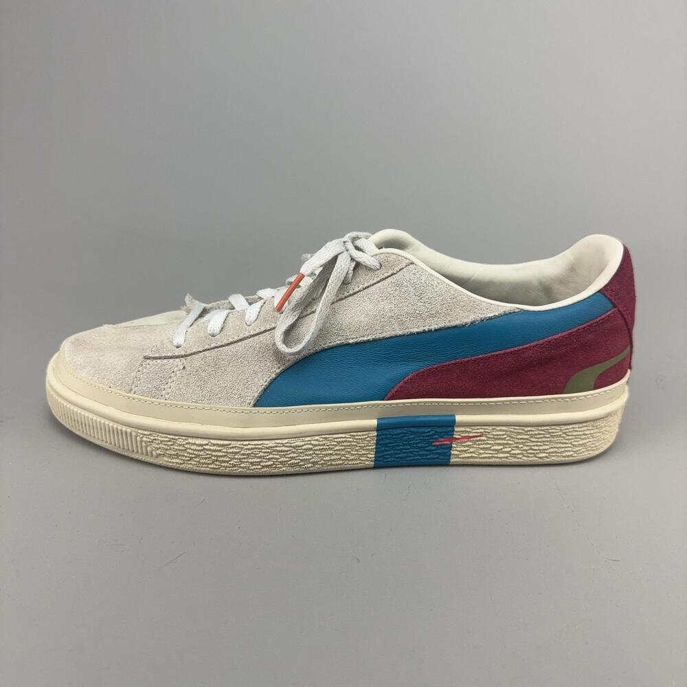 Puma Shoes Mens Size 8.5 Multicolor Suede Low Top Casual Sneakers 372785-02